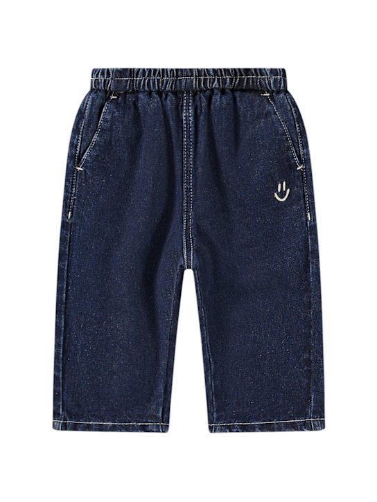 Luisaviaroma Pantaloni in denim di cotone e lino