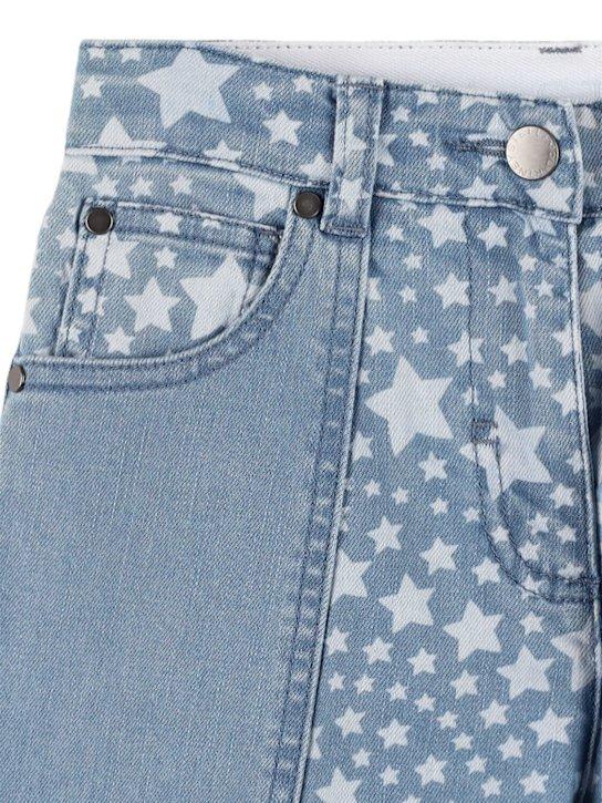 Luisaviaroma Pantaloni In Denim Di Cotone Stampato