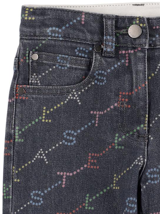 Luisaviaroma Pantaloni In Denim Di Cotone Stampato