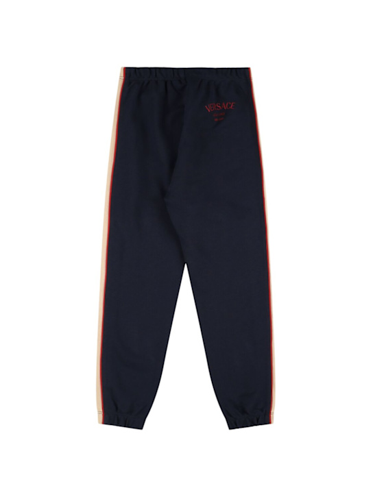 Luisaviaroma Pantaloni In Felpa Di Cotone Bicolor