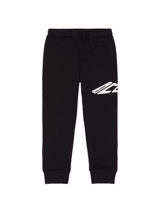 Luisaviaroma Pantaloni in felpa di cotone stampata