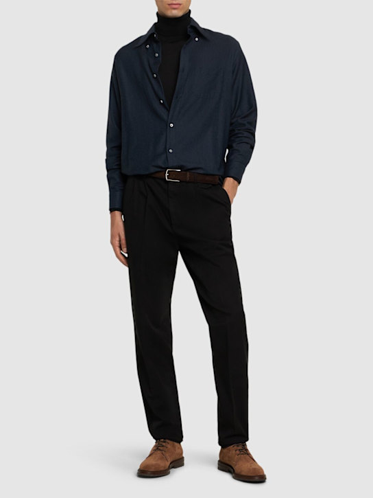 Luisaviaroma Pantaloni In Gabardina Di Cotone