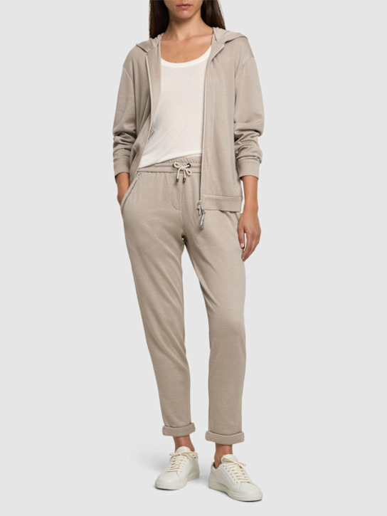 Luisaviaroma Pantaloni In Jersey Di Misto Cotone
