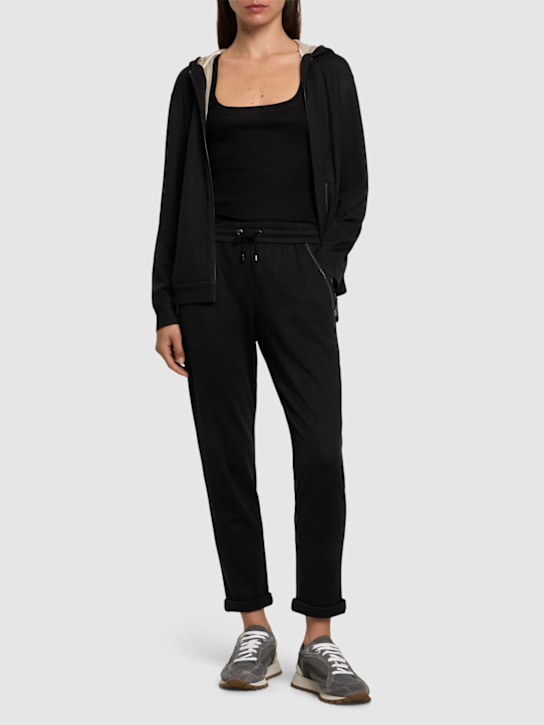 Luisaviaroma Pantaloni In Jersey Di Misto Cotone