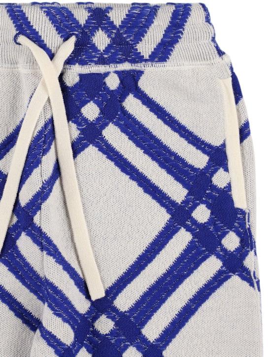Luisaviaroma Pantaloni In Maglia Di Lana Check