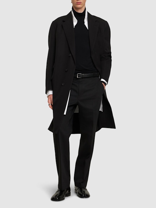 Luisaviaroma Pantaloni In Twill Di Poly E Cotone