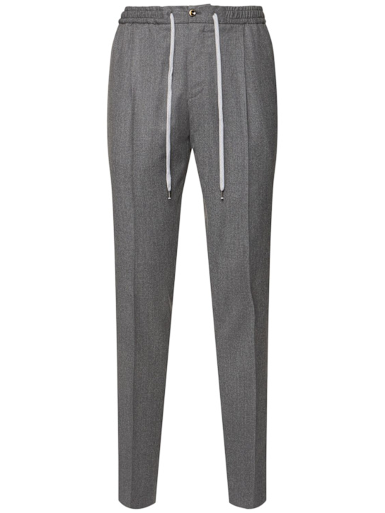 Luisaviaroma Pantaloni jogger in lana e seta