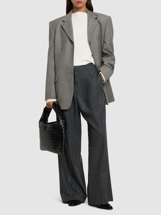 Luisaviaroma Pantaloni Larghi In Lana