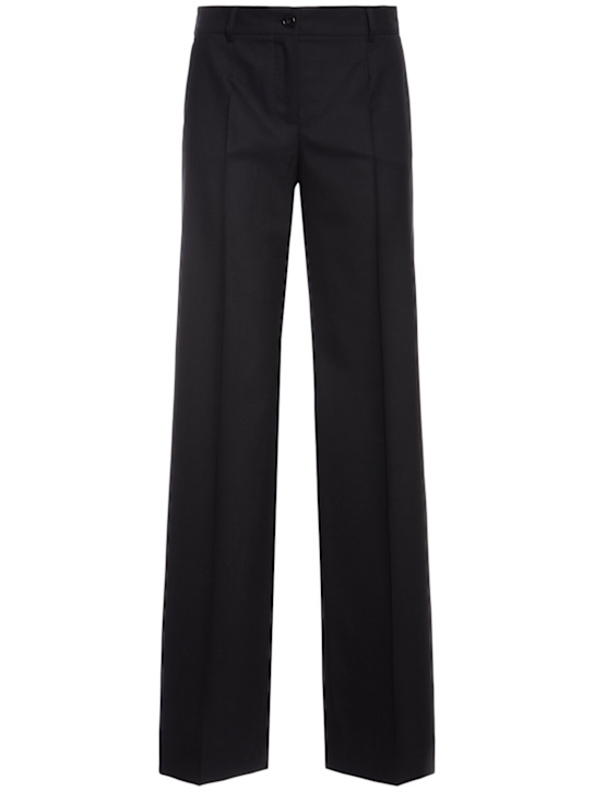 Luisaviaroma Pantaloni larghi in lana stretch