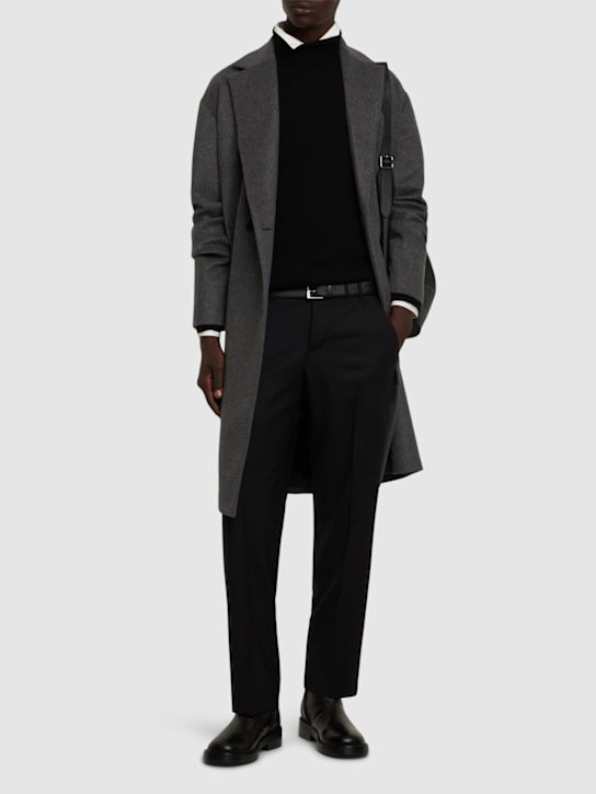Luisaviaroma Pantaloni Michael In Lana Stretch