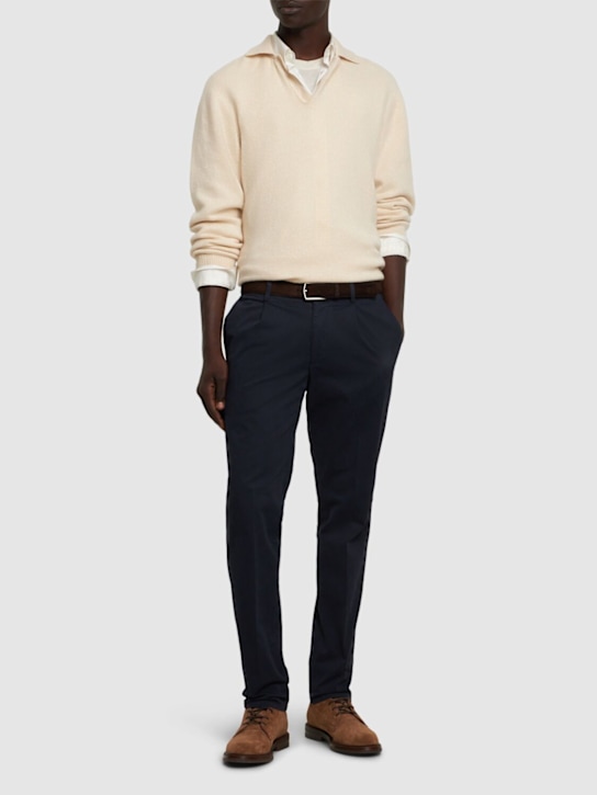 Luisaviaroma Pantaloni Pienza In Cotone Stretch