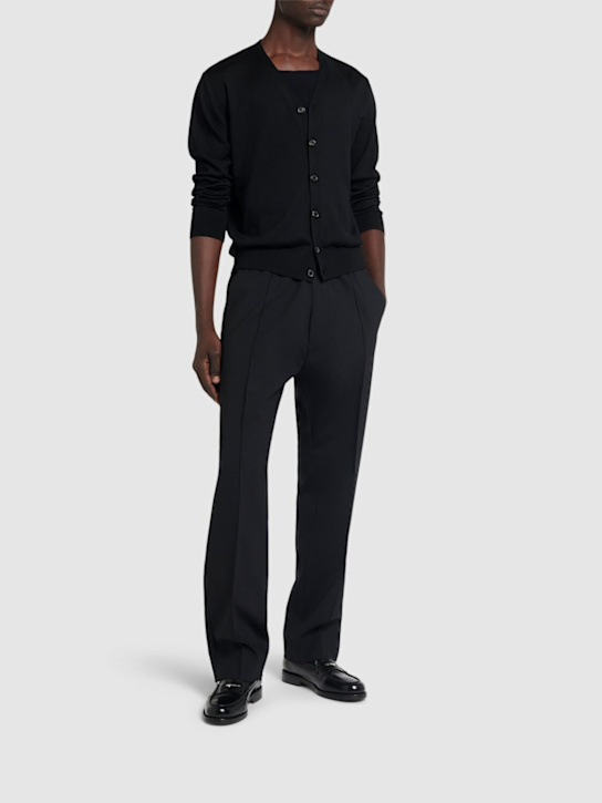 Luisaviaroma Pantaloni Sportivi In Lana Stretch