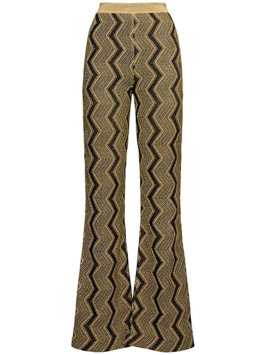 Luisaviaroma Pantaloni svasati in lurex