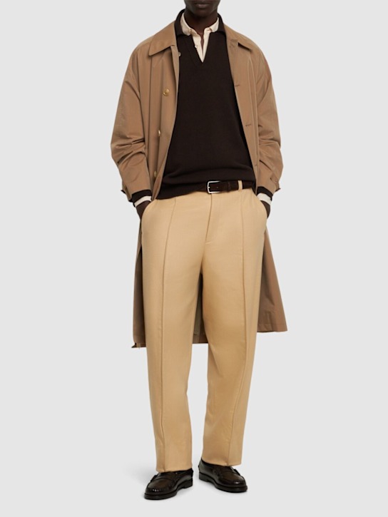 Luisaviaroma Pantaloni Trofeo In Lana E Cashmere