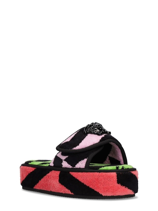 Luisaviaroma Pantofole La Greca In Cotone Jacquard