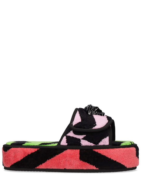 Luisaviaroma Pantofole La Greca in cotone jacquard