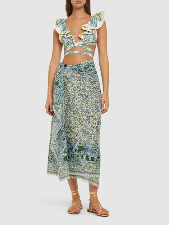 Luisaviaroma Pareo In Cotone Stampato