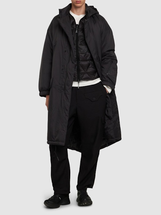 Luisaviaroma Parka Imbottito In Techno Riciclato