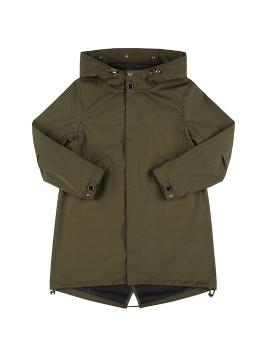 Luisaviaroma Parka In Misto Cotone Con Cappuccio