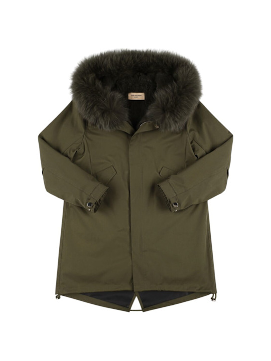 Luisaviaroma Parka in misto cotone con cappuccio