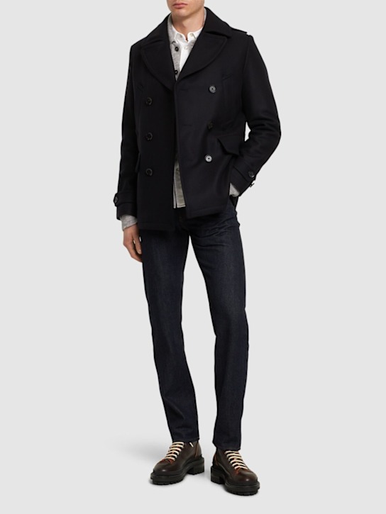 Luisaviaroma Peacoat Milford In Misto Lana