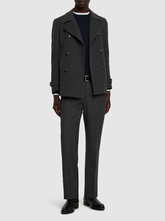 Luisaviaroma Peacoat Monaco In Misto Lana