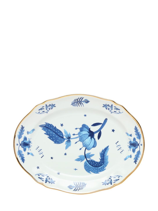 Luisaviaroma Piatto Blue Floral