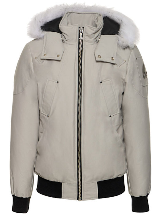 Luisaviaroma Piumino Ballistic in cotone / pelliccia