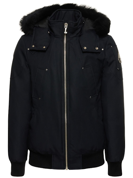 Luisaviaroma Piumino Ballistic in cotone / pelliccia