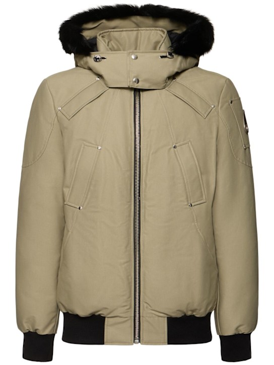 Luisaviaroma Piumino Ballistic in cotone / pelliccia