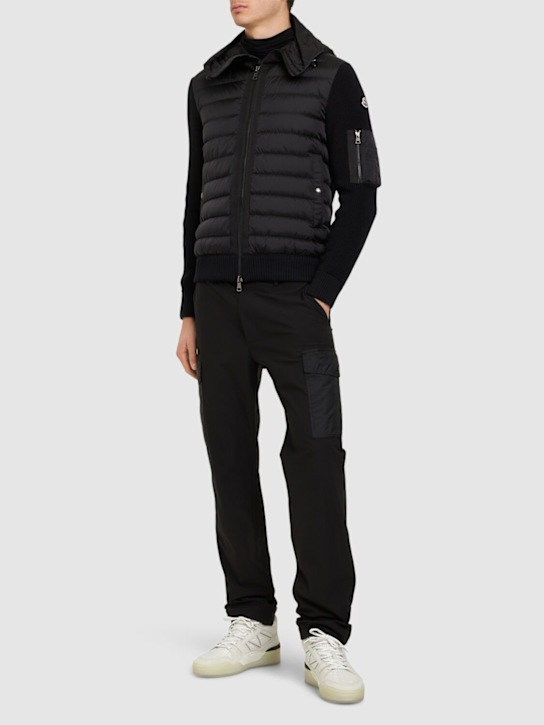 Luisaviaroma Piumino Con Misto Lana Tricot