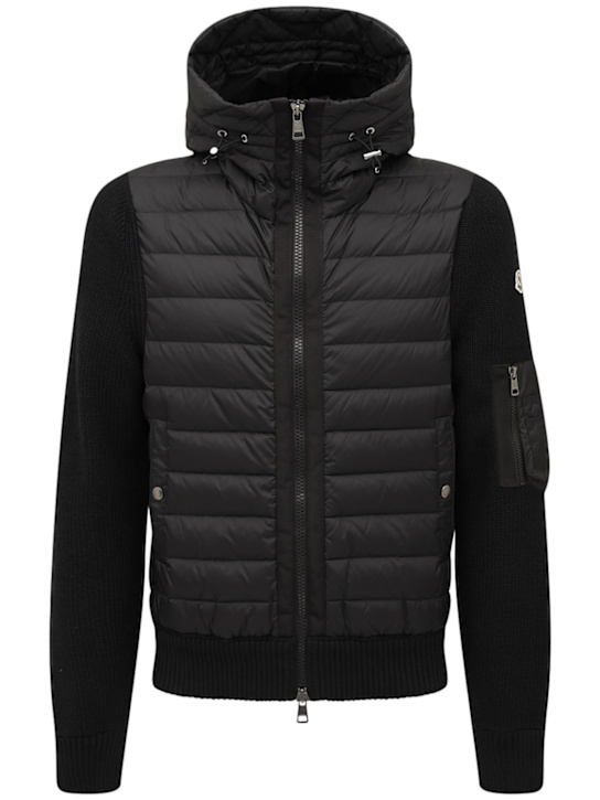 Luisaviaroma Piumino con misto lana tricot