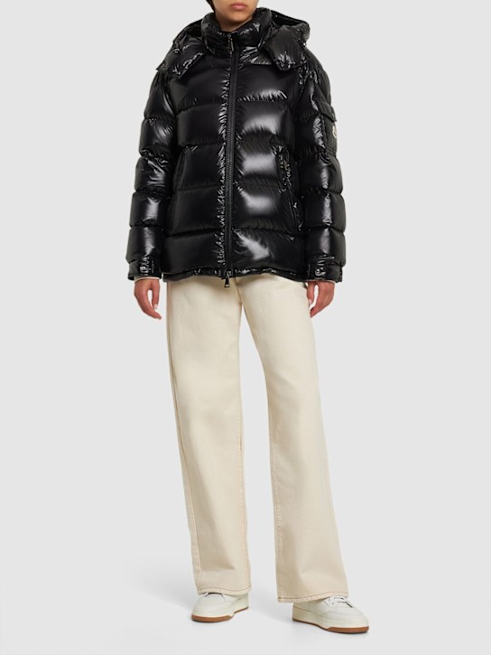 Luisaviaroma Piumino Corto Maire In Nylon Laqué