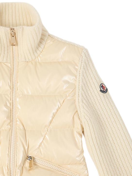 Luisaviaroma Piumino In Lana Vergine Cardata