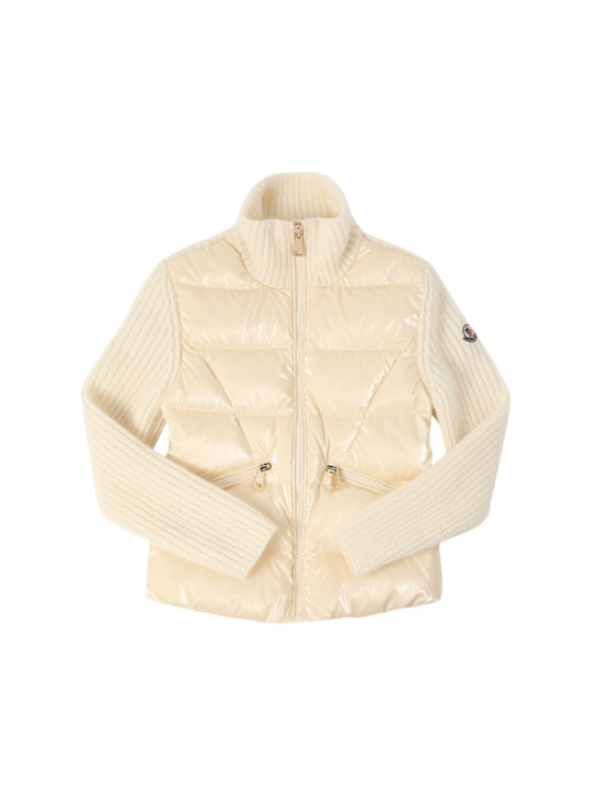 Luisaviaroma Piumino in lana vergine cardata