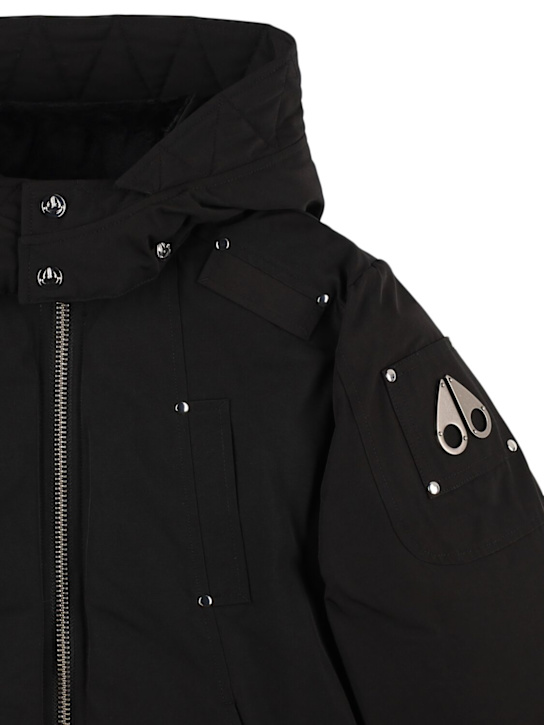 Luisaviaroma Piumino In Misto Poly Con Cappuccio