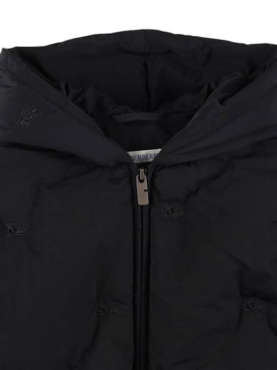 Luisaviaroma Piumino In Nylon Con Cappuccio