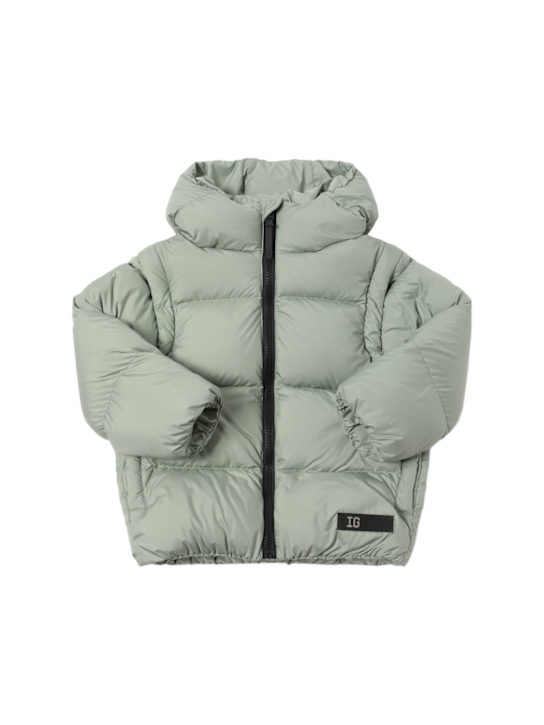 Luisaviaroma Piumino in nylon con cappuccio