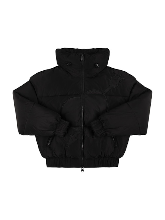 Luisaviaroma Piumino in nylon con logo ricamato