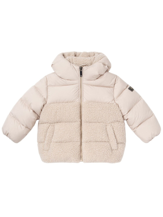 Luisaviaroma Piumino in nylon e orsetto