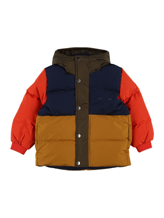 Luisaviaroma Piumino in poly riciclato color block