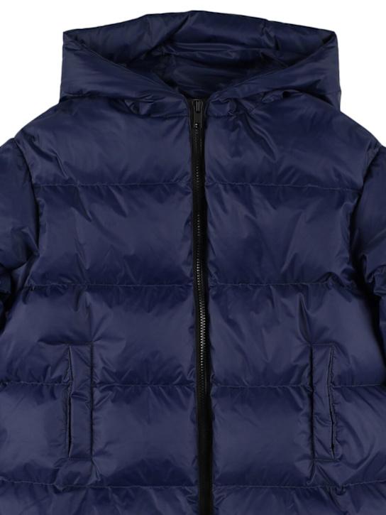 Luisaviaroma Piumino Lungo In Poly Con Cappuccio