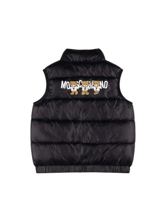 Luisaviaroma Piumino Smanicato In Nylon Stampato