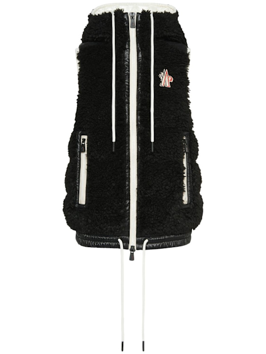Luisaviaroma Piumino smanicato in teddy con zip
