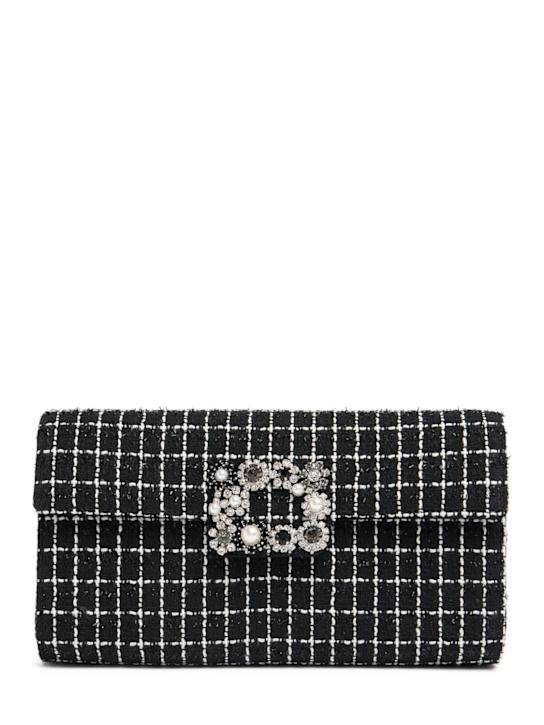Luisaviaroma Pochette con fibbia di cristalli