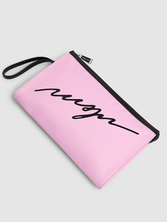 Luisaviaroma Pochette In Nylon Con Stampa Logo