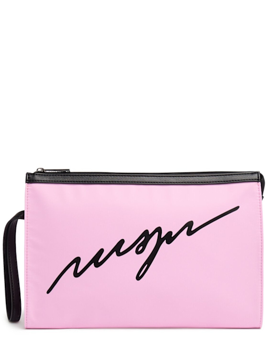 Luisaviaroma Pochette in nylon con stampa logo