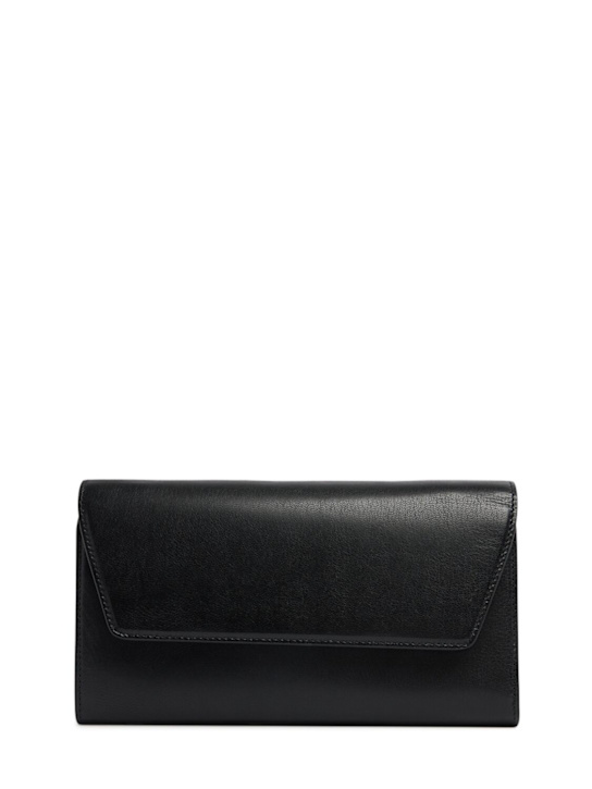 Luisaviaroma Pochette in pelle lucida