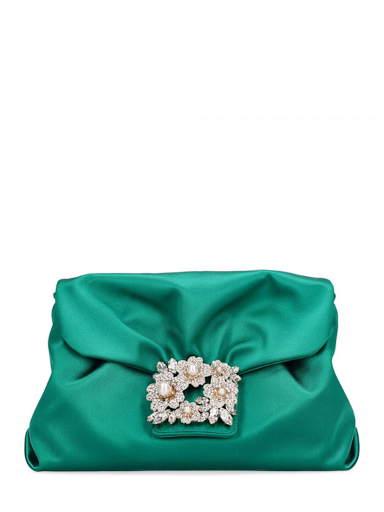 Luisaviaroma Pochette RV Bouquet in raso