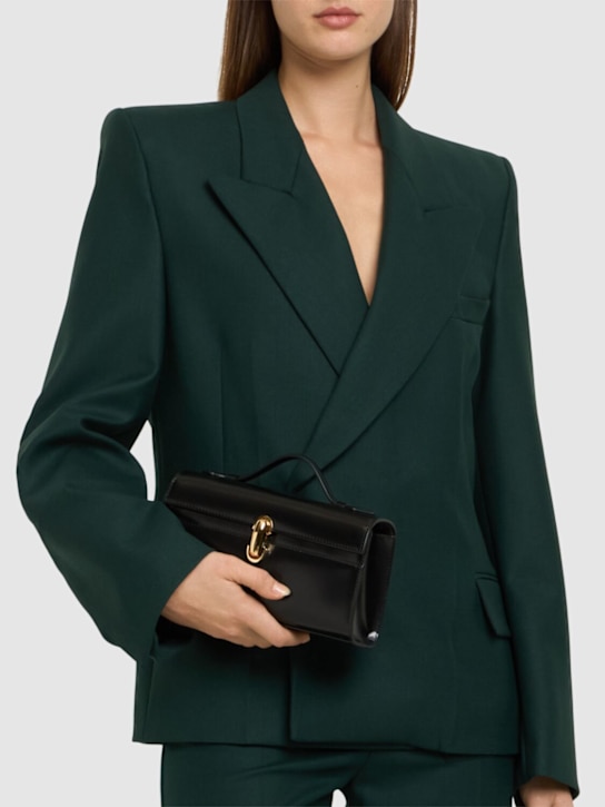 Luisaviaroma Pochette Symmetry In Pelle Spazzolata